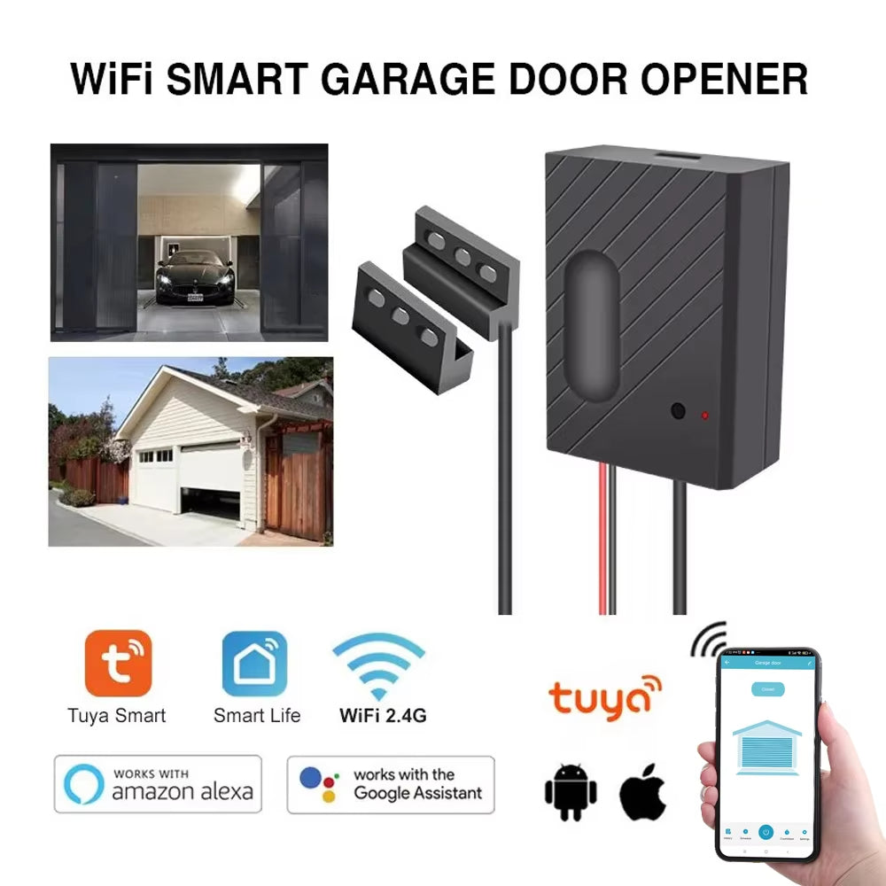 Wifi Garage Door Opener - Tuya