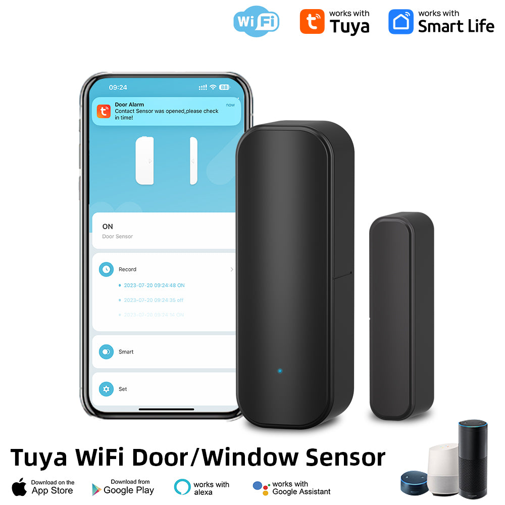 Tuya Zigbee Door/Window Sensor - Black