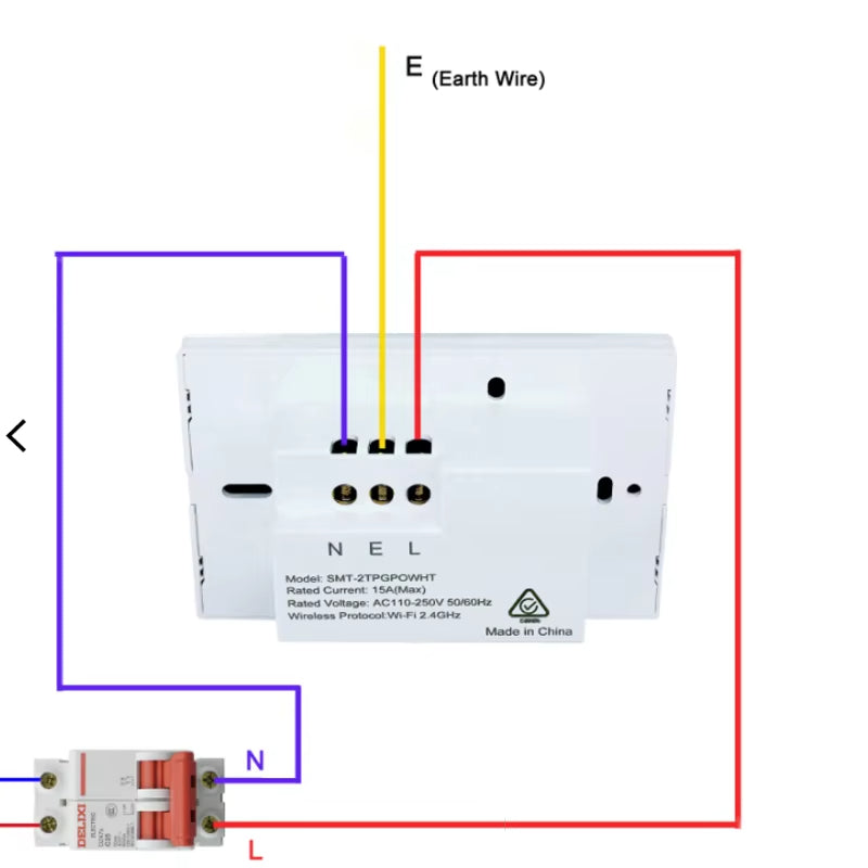 Black Smart Socket - Zigbee