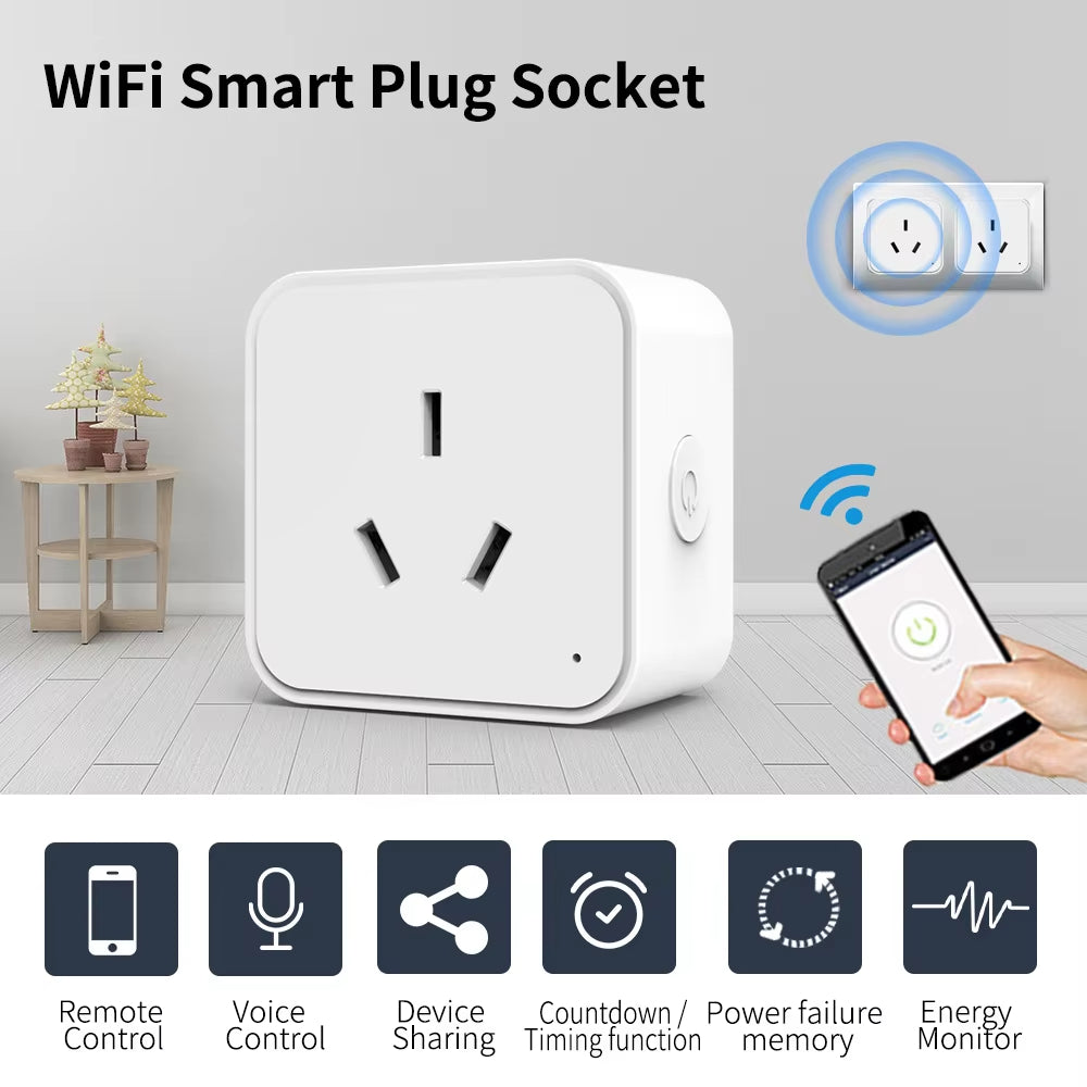 Smart Power Plug with Energy Monitoring - Zigbee