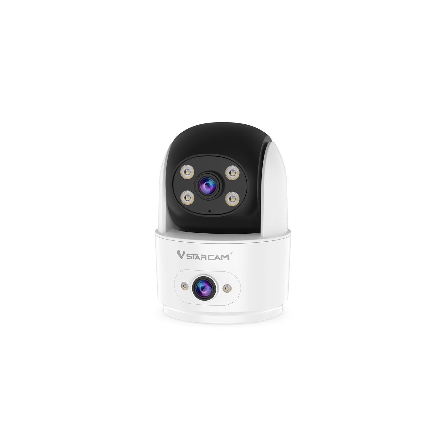 AI-Powered Indoor Home Security Camera - Dual Lens 1080P Pan/Tilt with AI Detection