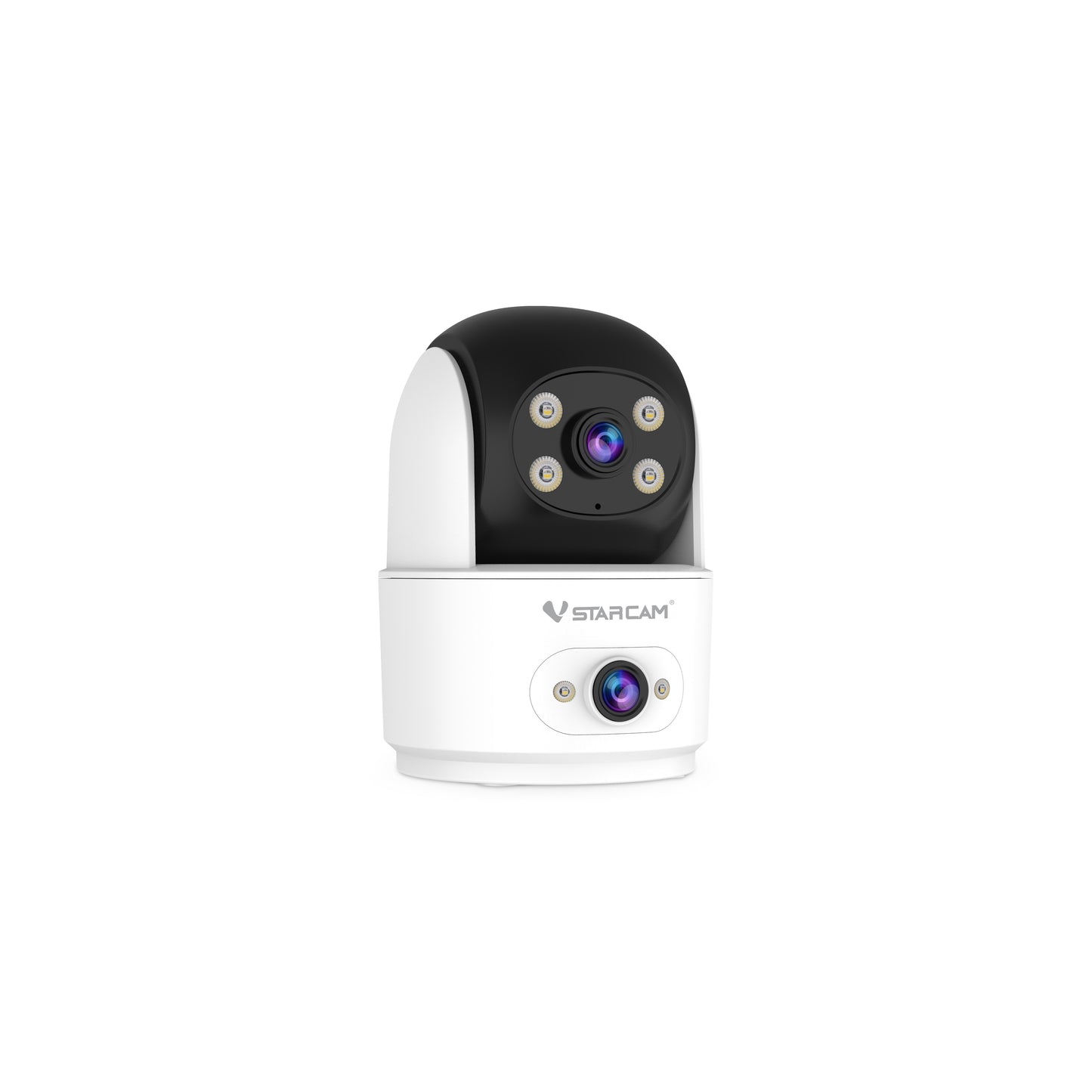 AI-Powered Indoor Home Security Camera - Dual Lens 1080P Pan/Tilt with AI Detection